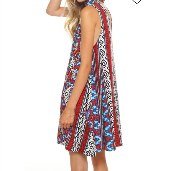 MinkPink Aztec Island Geometric Swing Dress - 4