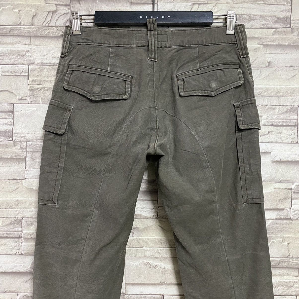 Japanese Brand ROSSO Cargo Flare Pants Zipper - 12