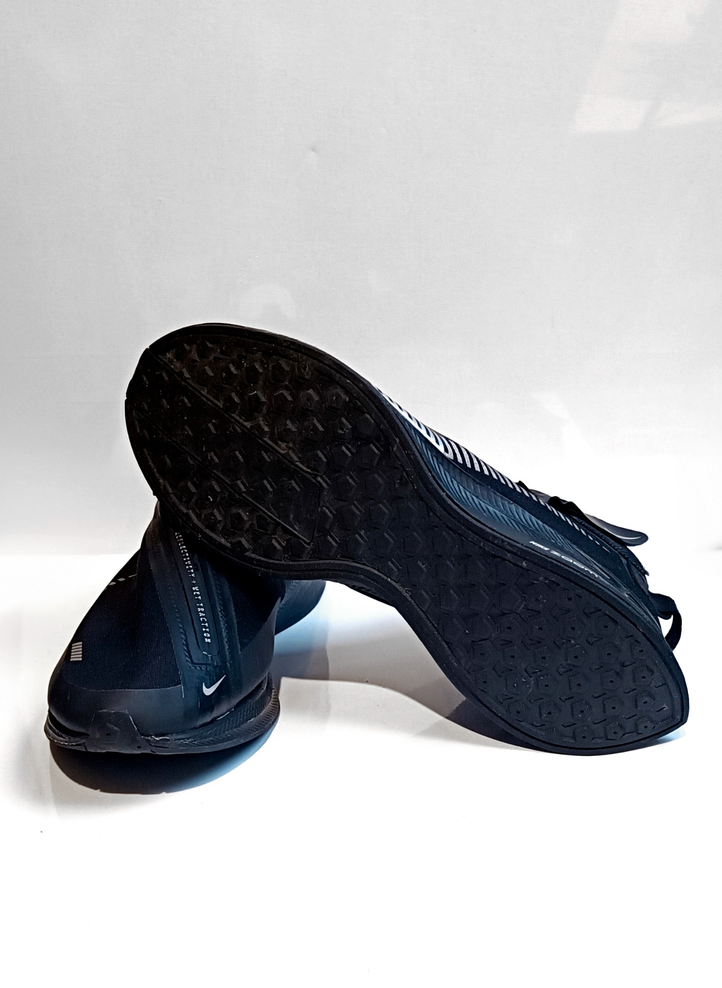 Unisex Running Shoes Nike Zoom Pegasus Turbo Shield 'Black Metallic Silver' - 3