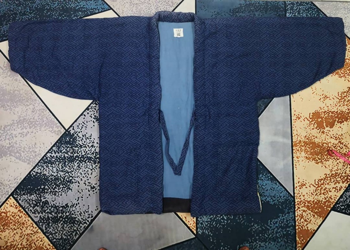 Indigo - Geisha Kimono Hanten - 2