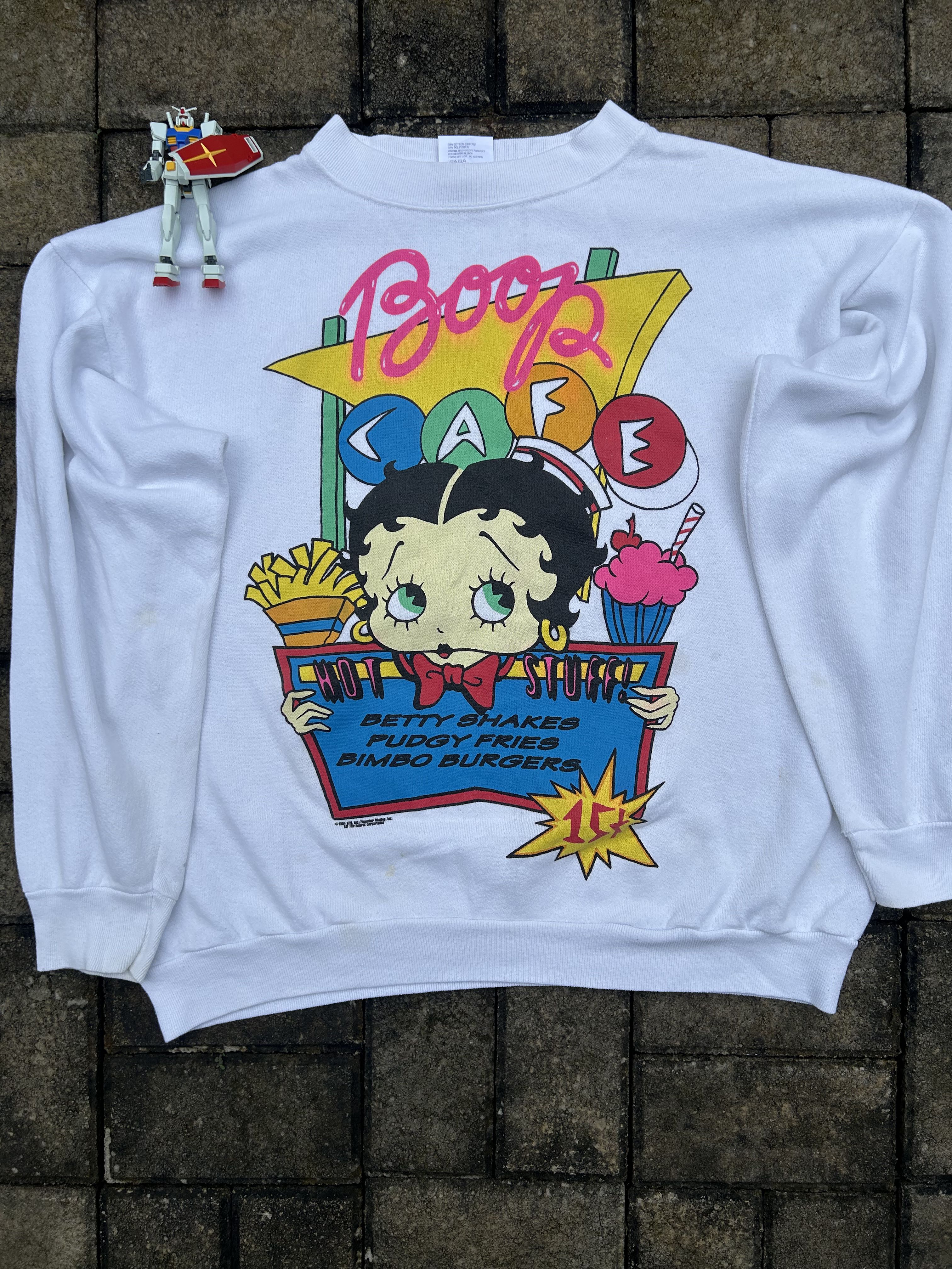 Vintage Betty Boop Cafe Crewneck ©️1994 - 1