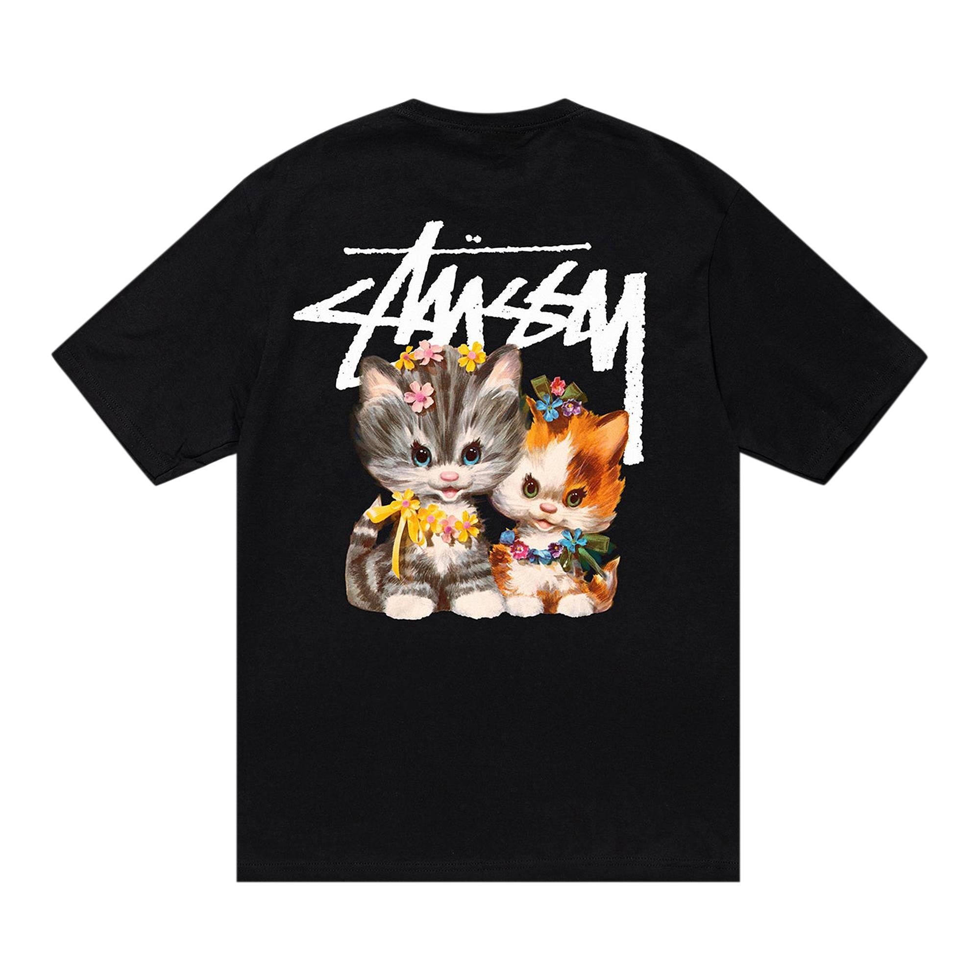 Stussy Kittens Tee 'Black' - 1