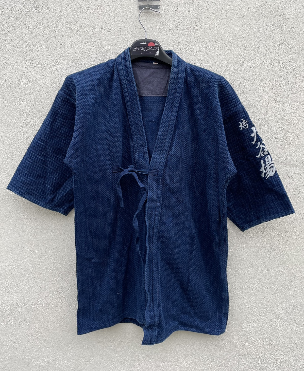 Indigo - Kimono Indigo Sashiko Samurai Jacket - 1