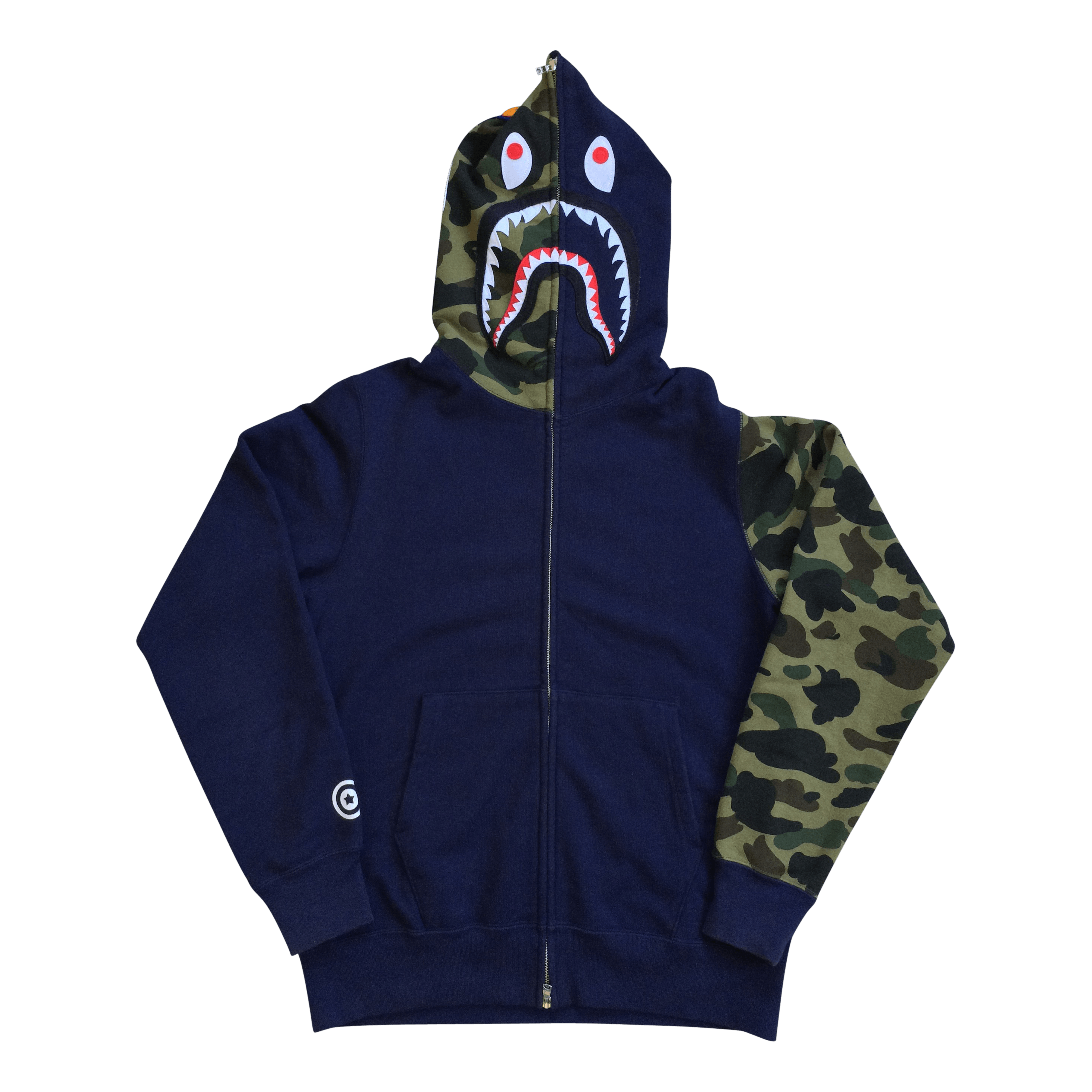 OG Bape Camo Shark Hoodie - 1