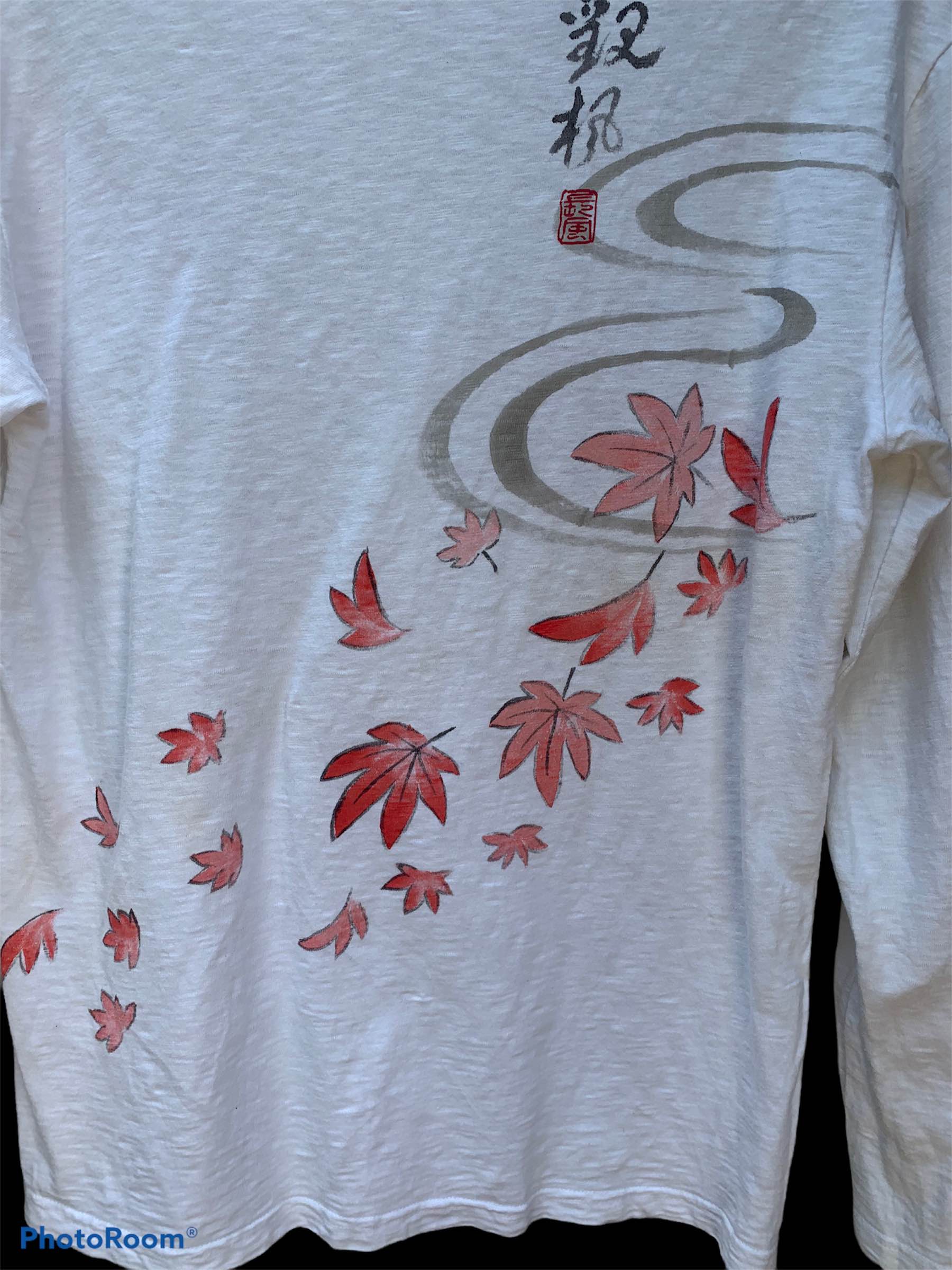 Vintage Limpies Japanese Autumn Leaf Long Sleeve Shirt - 6