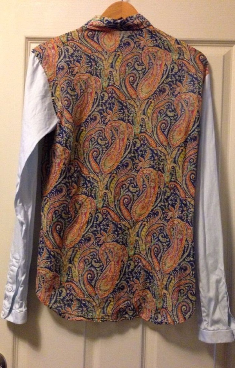Carven - Paisley Floral Pattern Festival Summer Shirt Sz 2/46 - 4