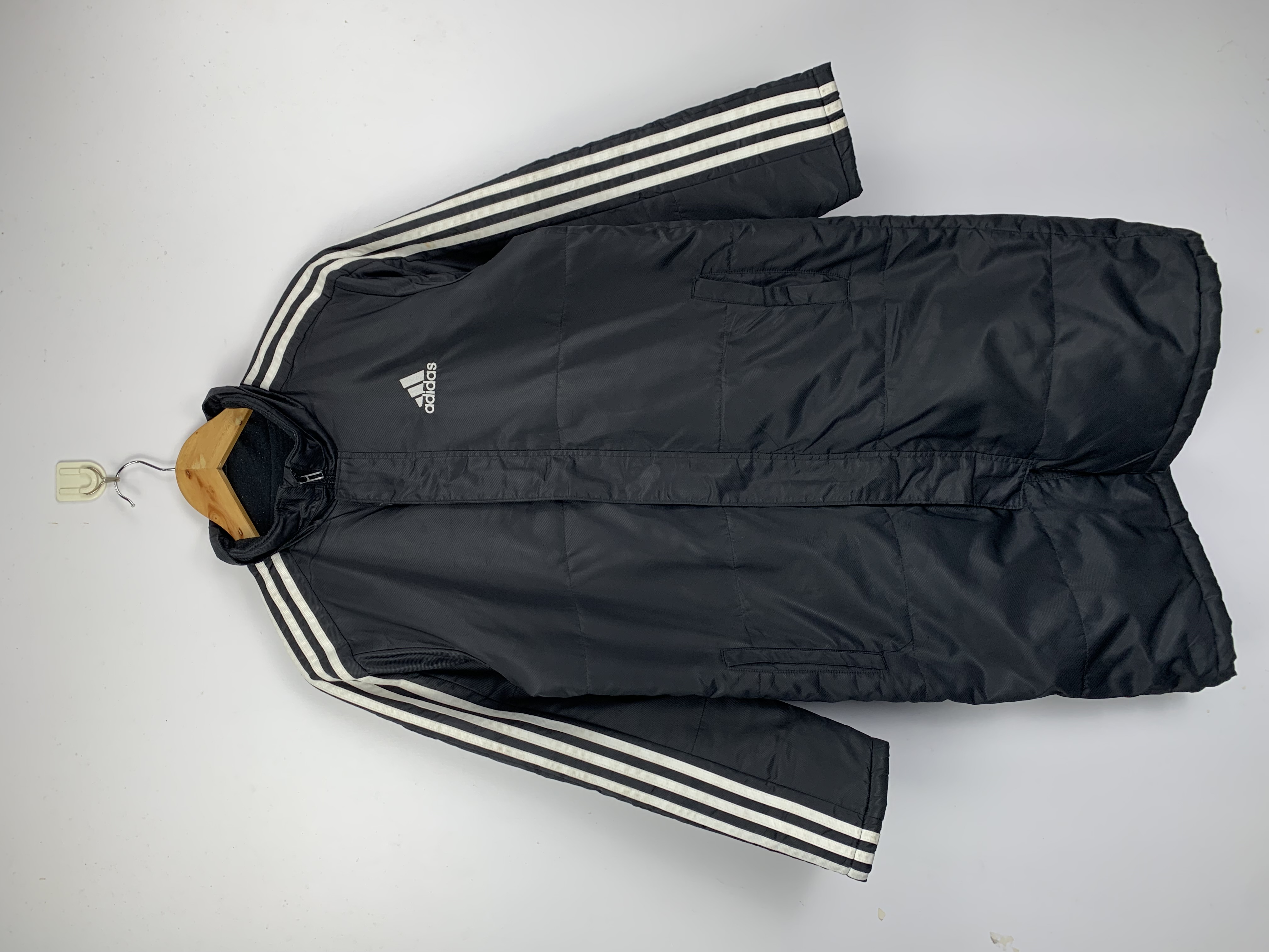 Vintage 90s Adidas Sherpa Long Jacket - 1