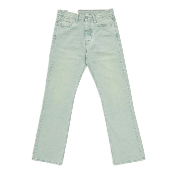 Hope Stockholm Aqua Bio Tint Green Rush Jeans Relaxed Bootcut size 27 - 3