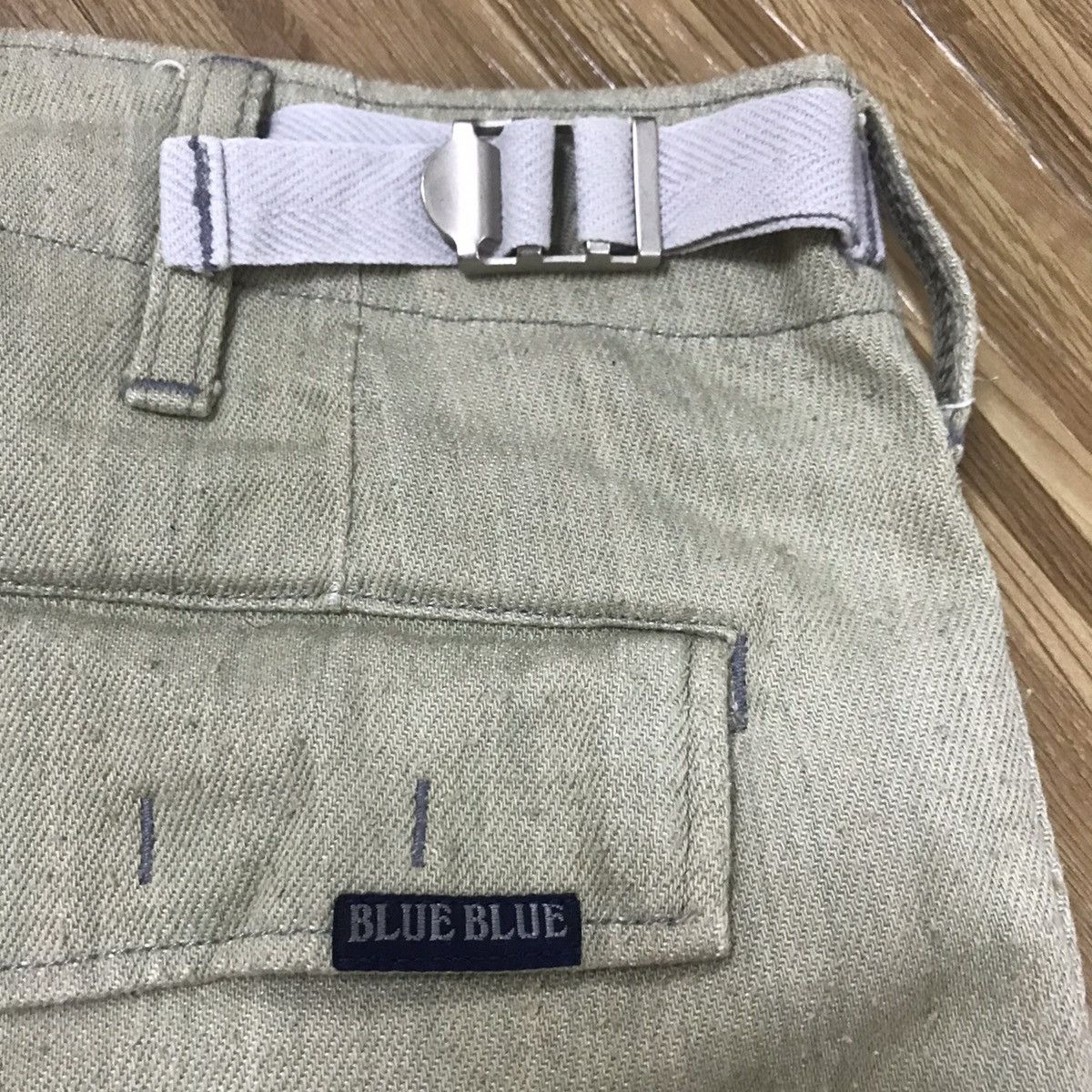 Japanese Brand - Blue blue made by seilin short cargo pants - 4