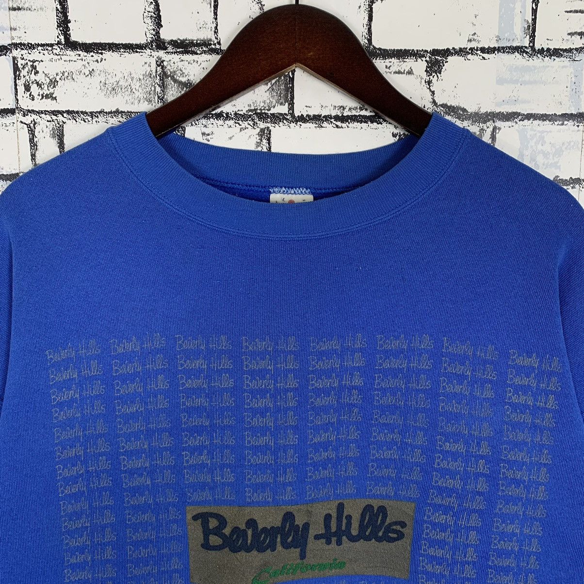 Vintage Beverly Hills Big Print Sweatshirt Crewneck - 2