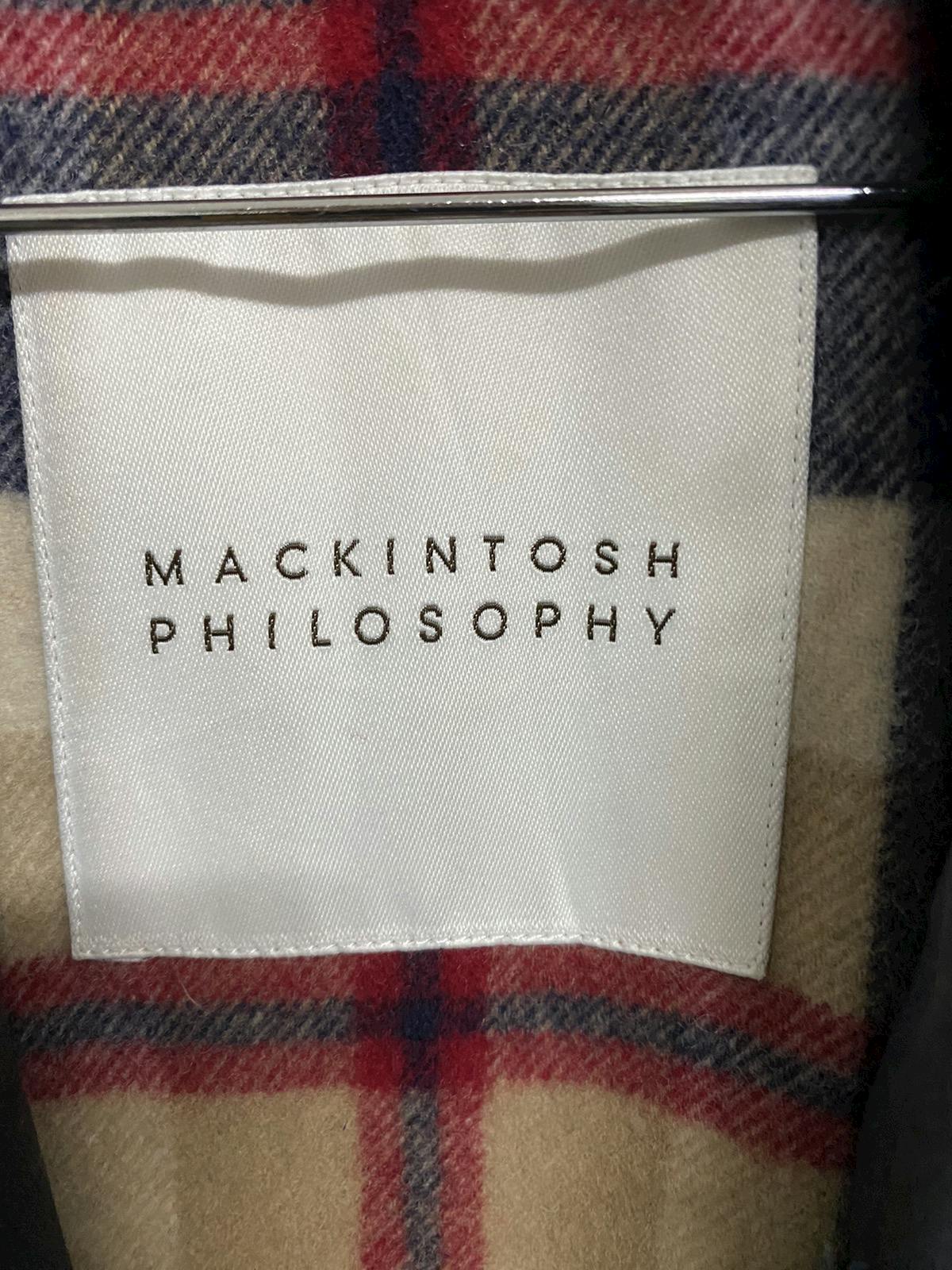 Mackintosh Philosophy Cotton Rubber Waterproof Long Coat - 7