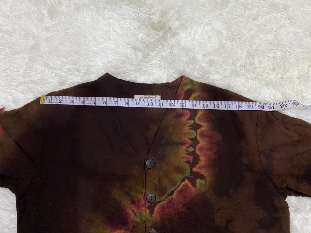 Handmade - Batik Design Button Up Shirt ( Handmade Tie Dye) - 12