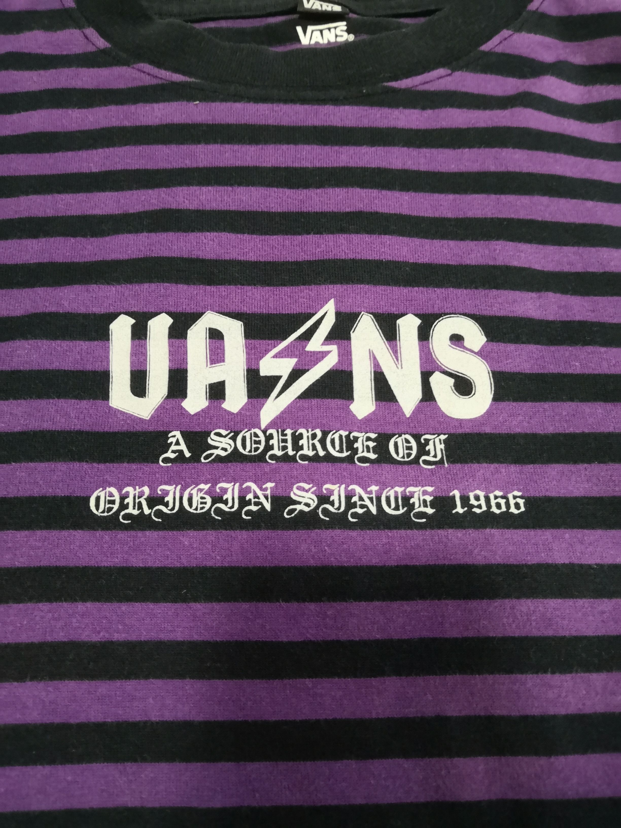 Vans Purple Stripes Long Sleeve T-shirt - 3