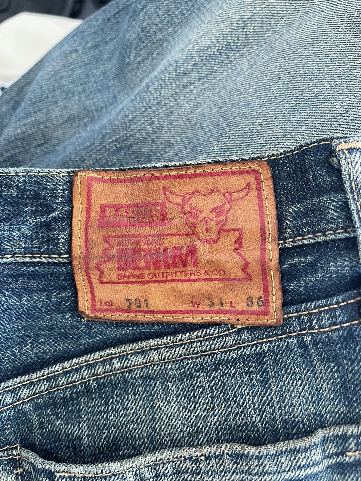 Japanese Brand - JAPANESE REPRO DENIM JEANS, BARNS OUTFITTERS & CO BRAND - 3