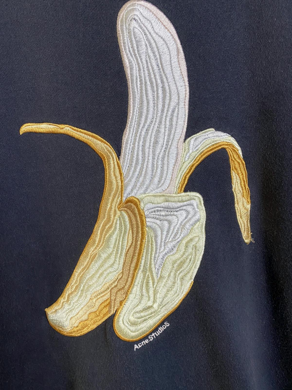 Acne Studios Carly Banana Embroidered Sweatshirt Crewneck - 2