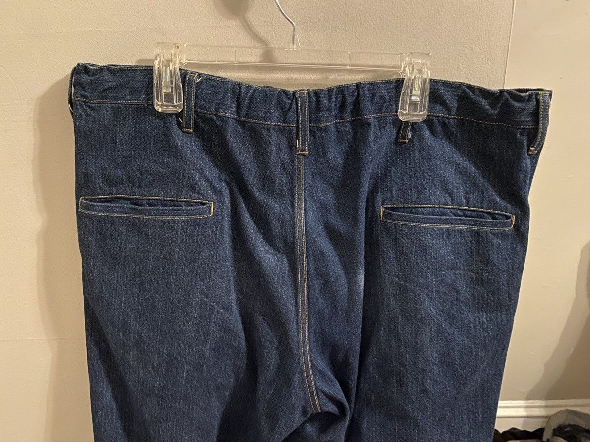 15ss drawstring wide selvedge denim - 7