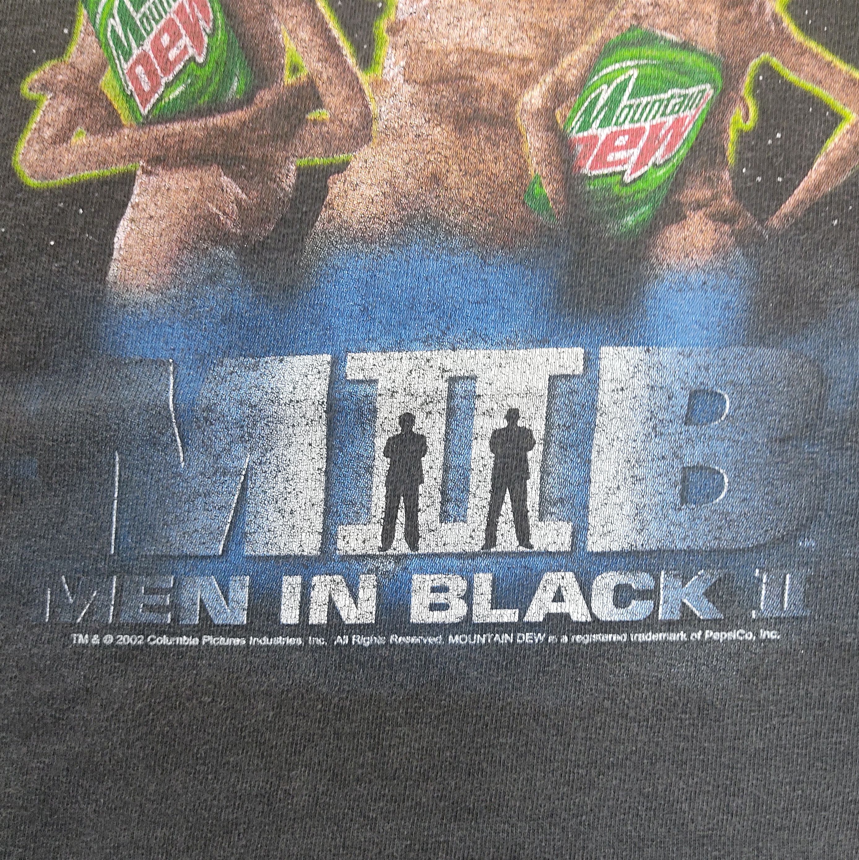 Vintage 2002 MIB 2 Movie x Mountain Dew Promo T-shirt - 9