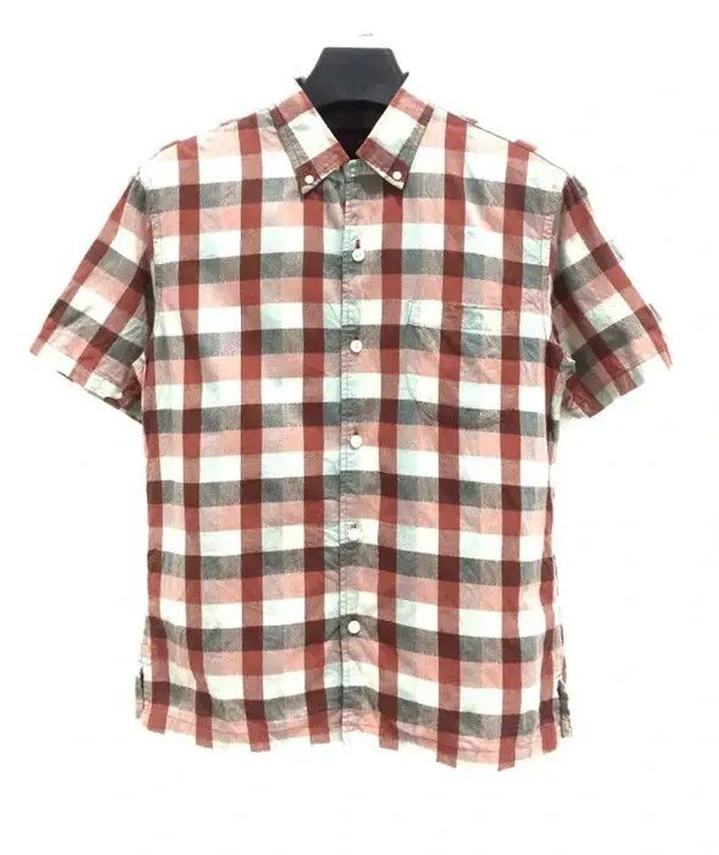 Beams Plus Japan Plaid Tartan Single Pocket Shirt Button Up - 1