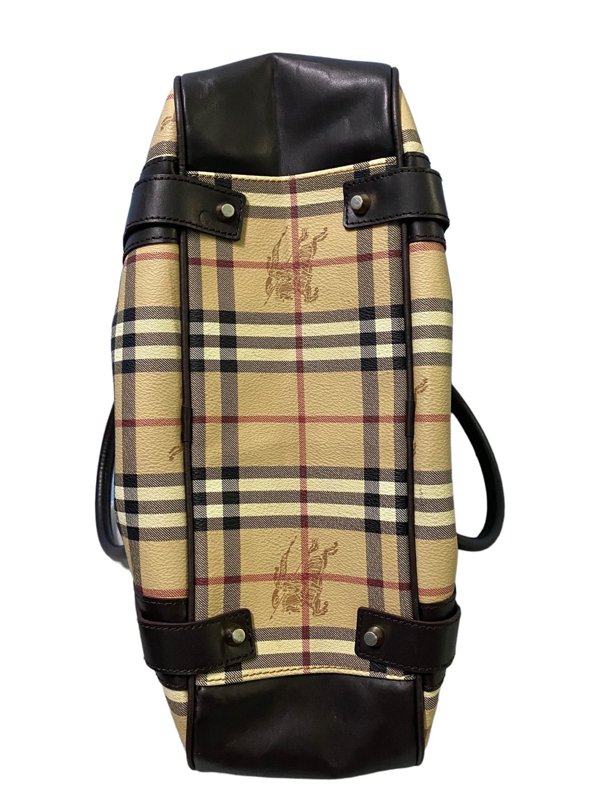 Vintage - Vintage Authentic BURBERRY Haymarket Check Shoulder Bag - 10