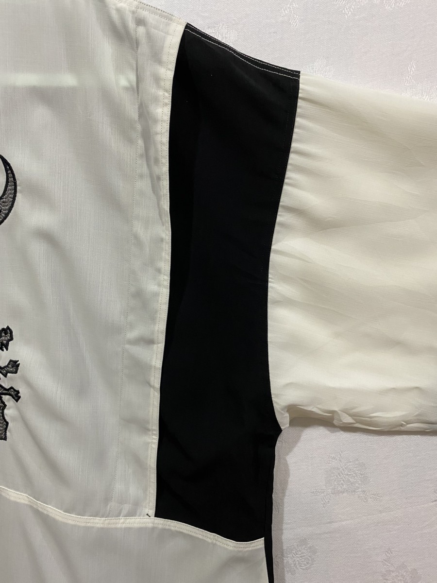Japanese Brand - Modern Kimono Cardigan Embroidery Scorpion Logo - 5