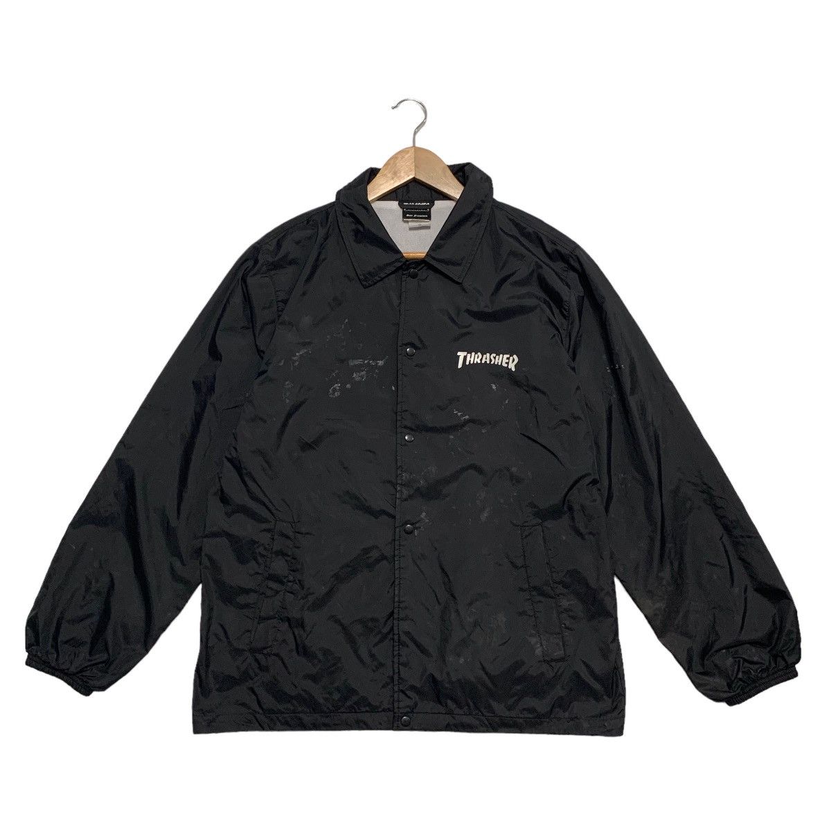 Thrasher Skateboard Magazine Big Logo Nylon Jacket - 6