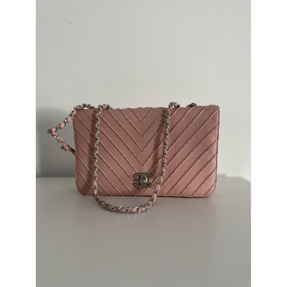 Trendy CC Flap leather handbag - 3