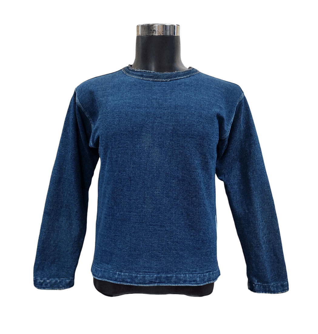 45RPM Crewneck Indigo Sweater - 1