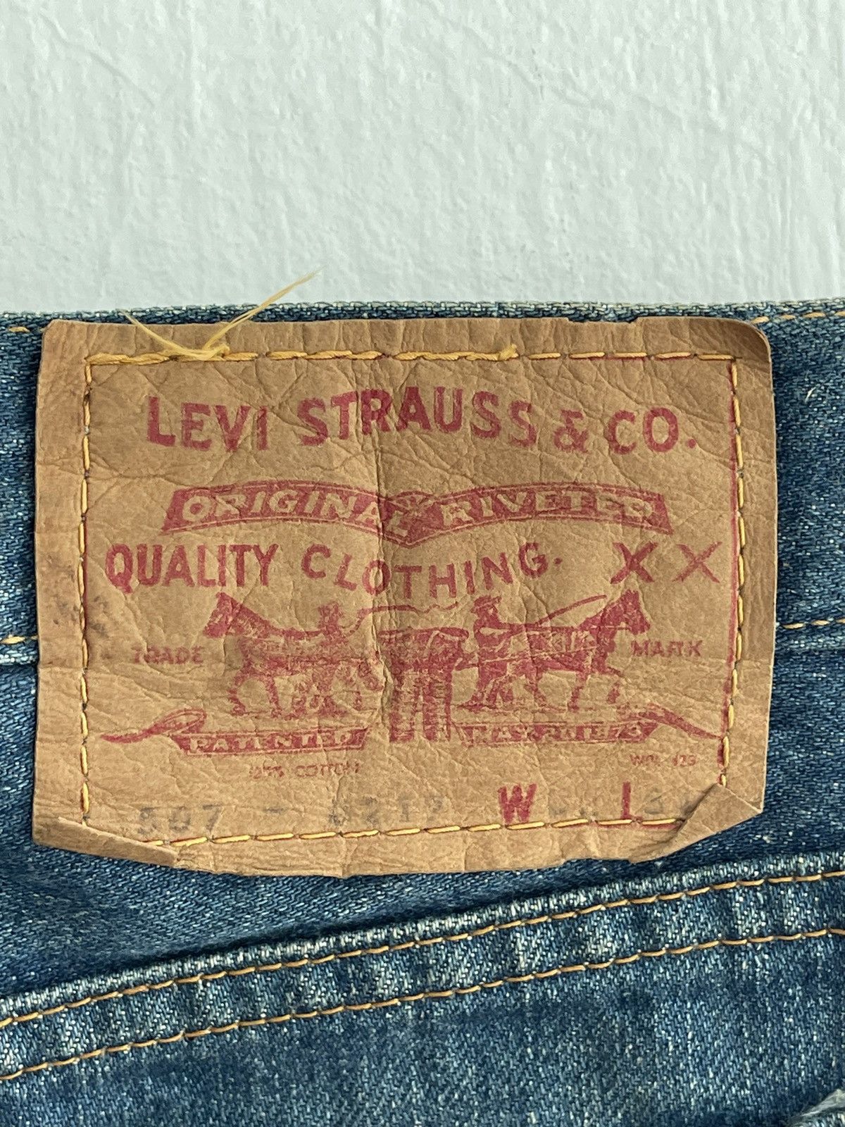 Vintage 70s Levis 507-0217 flare jeans - 3
