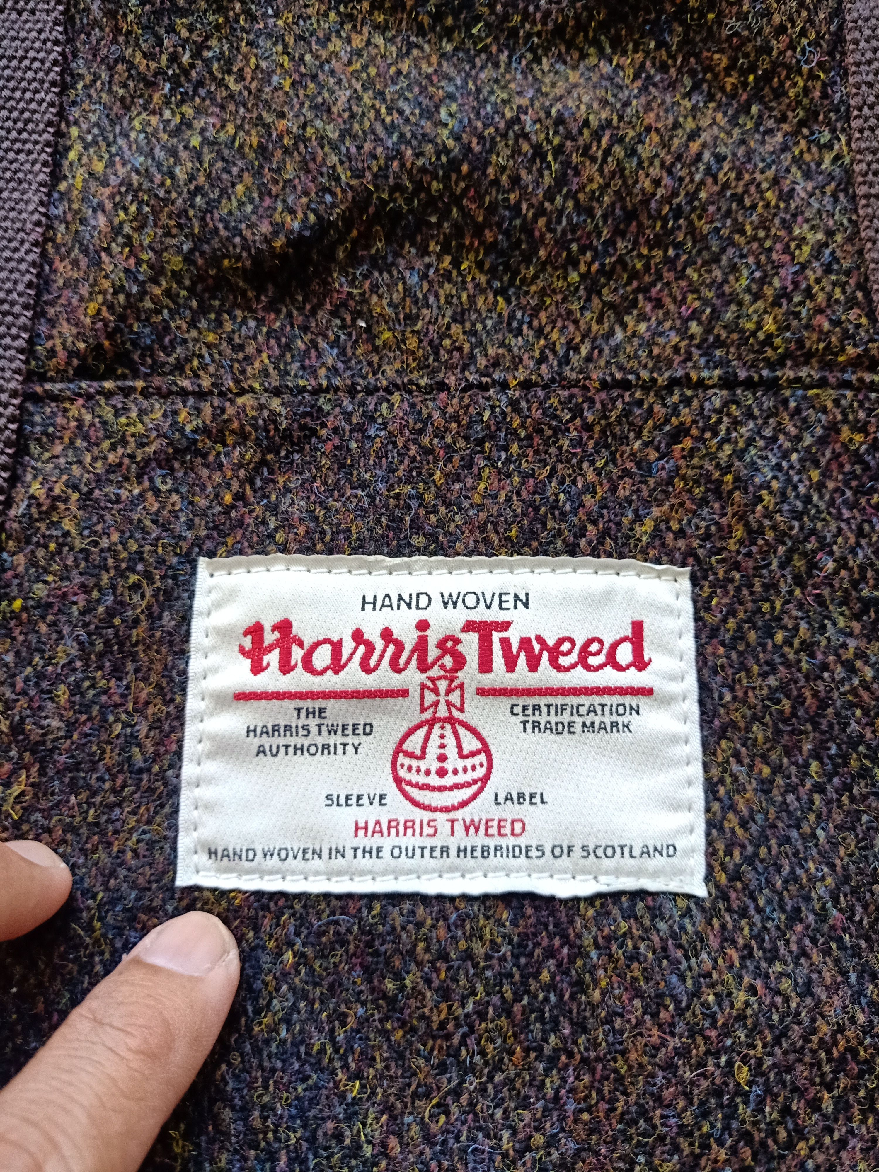 Harris Tweed X Chester Barrie Woven Wool sling bag - 3