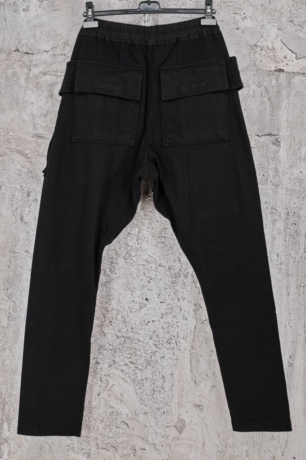  BNWT Rick Owens Drkshdw Cargo Creatch Cotton Pants in Black - 2