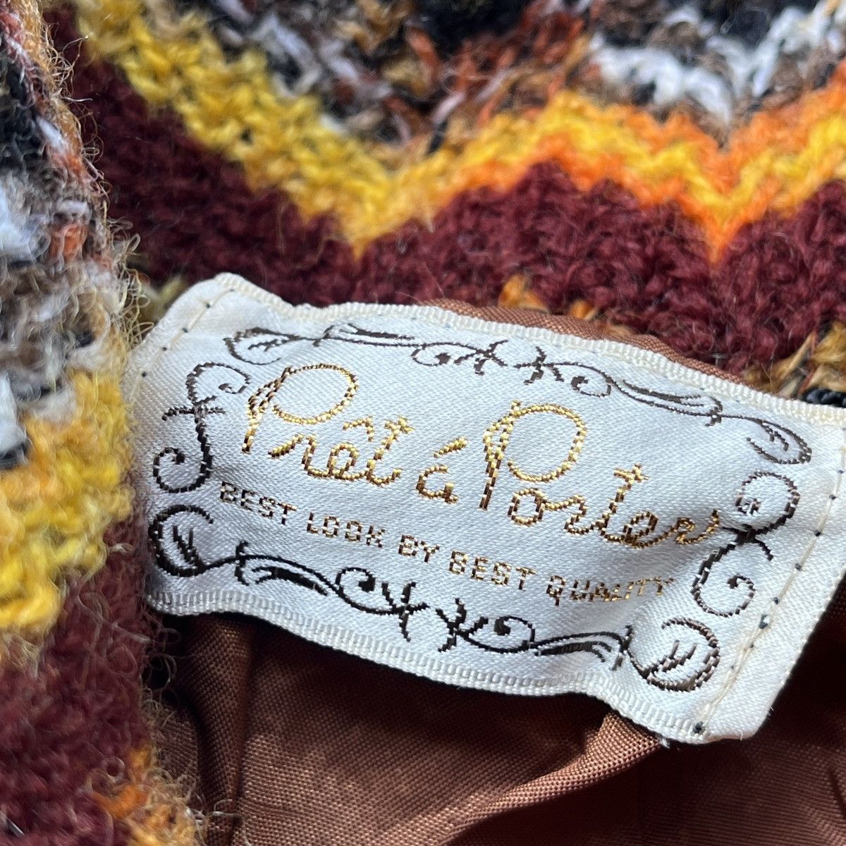 Vintage Pret & Porter Knit Inspired By Coogi Sweater Japan - 6