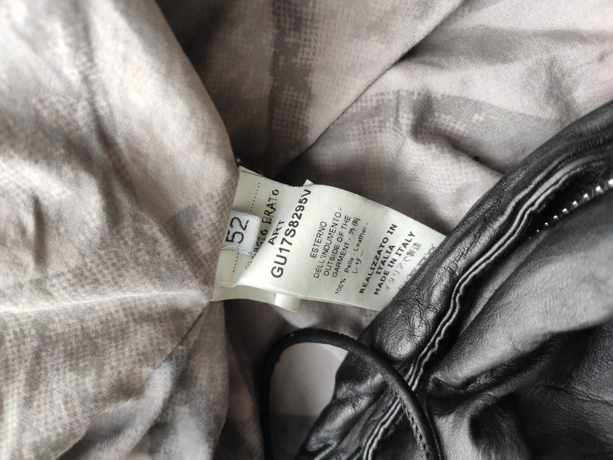 Giorgio Brato - Washed leather hooded jacket.Like Rick Owens or Julius - 8