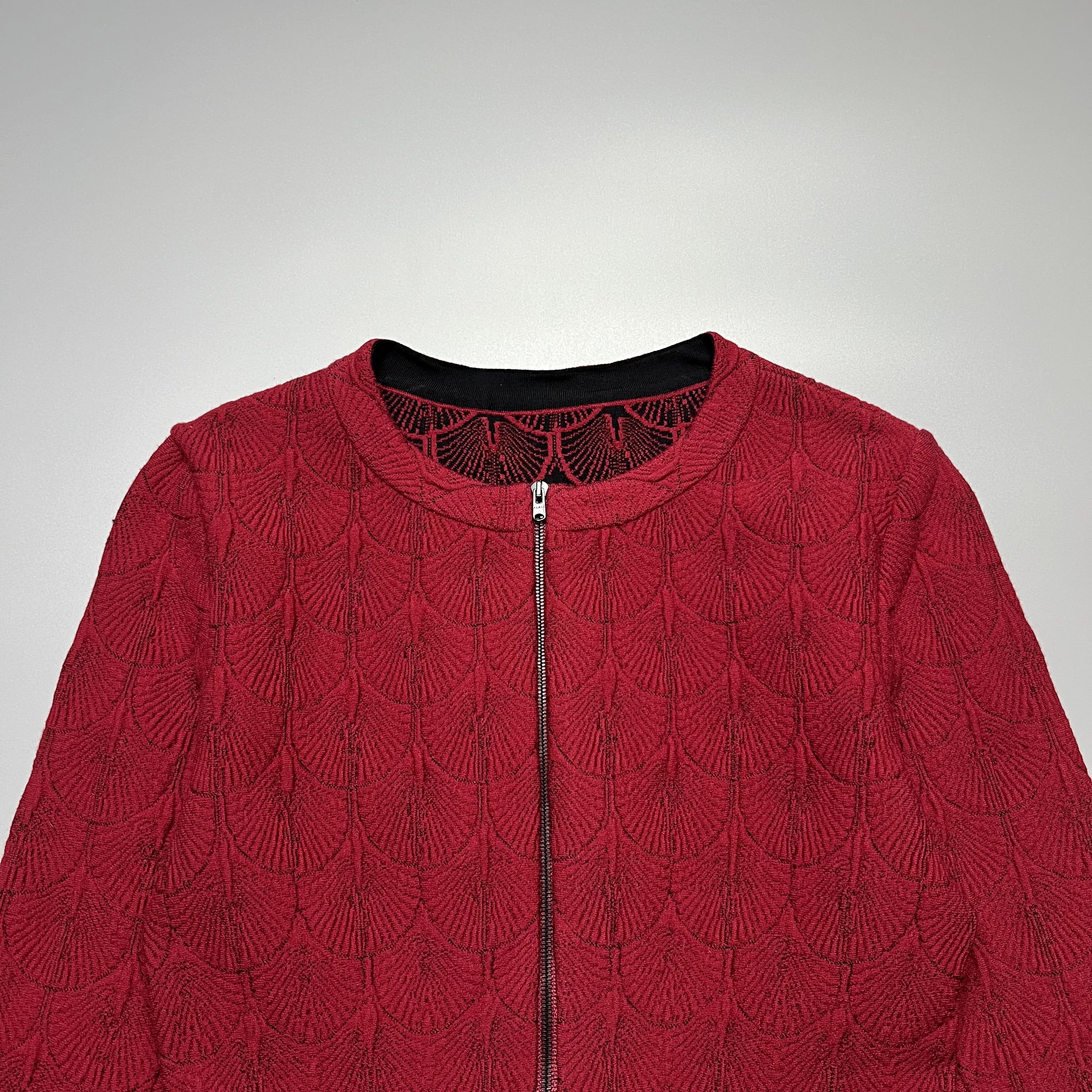 Alaïa Alaia - Jacquard knit zip wool - Jacket | japon_rose