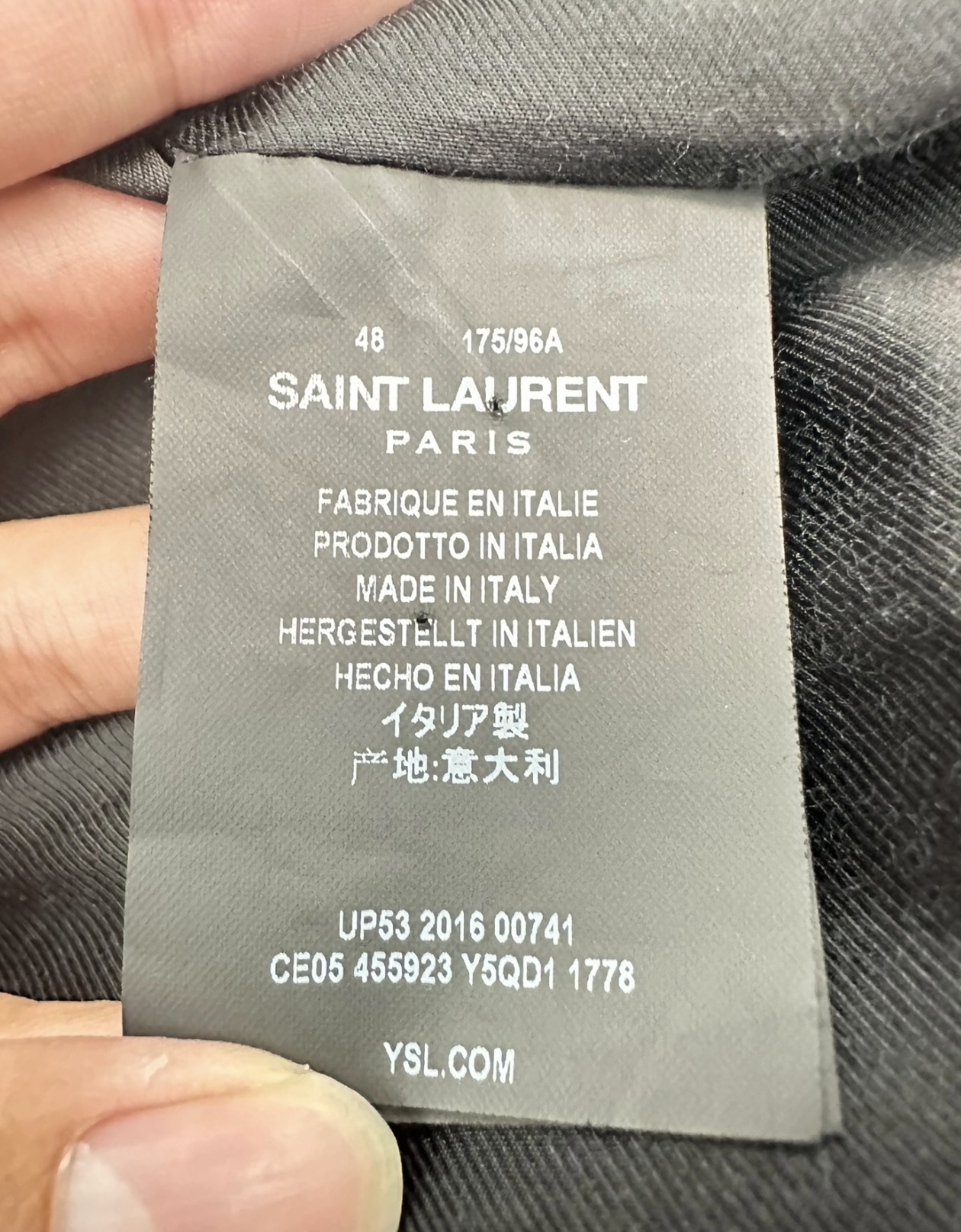 Saint Laurent slp L17 distressed star leather jacket - 3