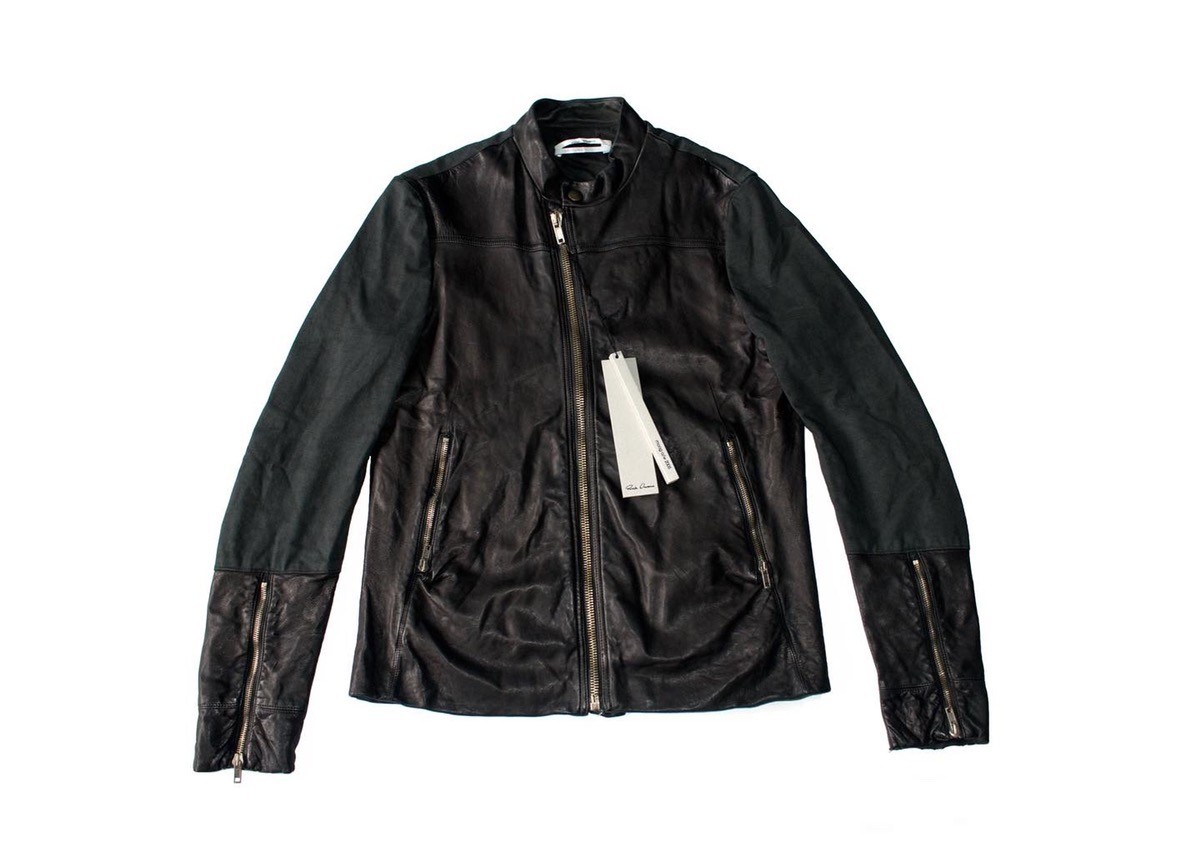 Rick Owens AW2005 Moog Deadstock Leather Rider Jacket