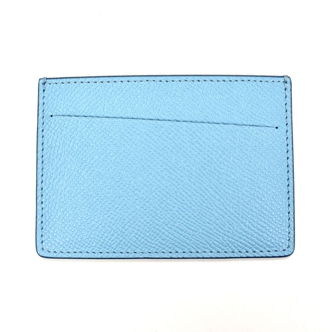 Maison Margiela Sky Blue Leather Card Holder Small - 3