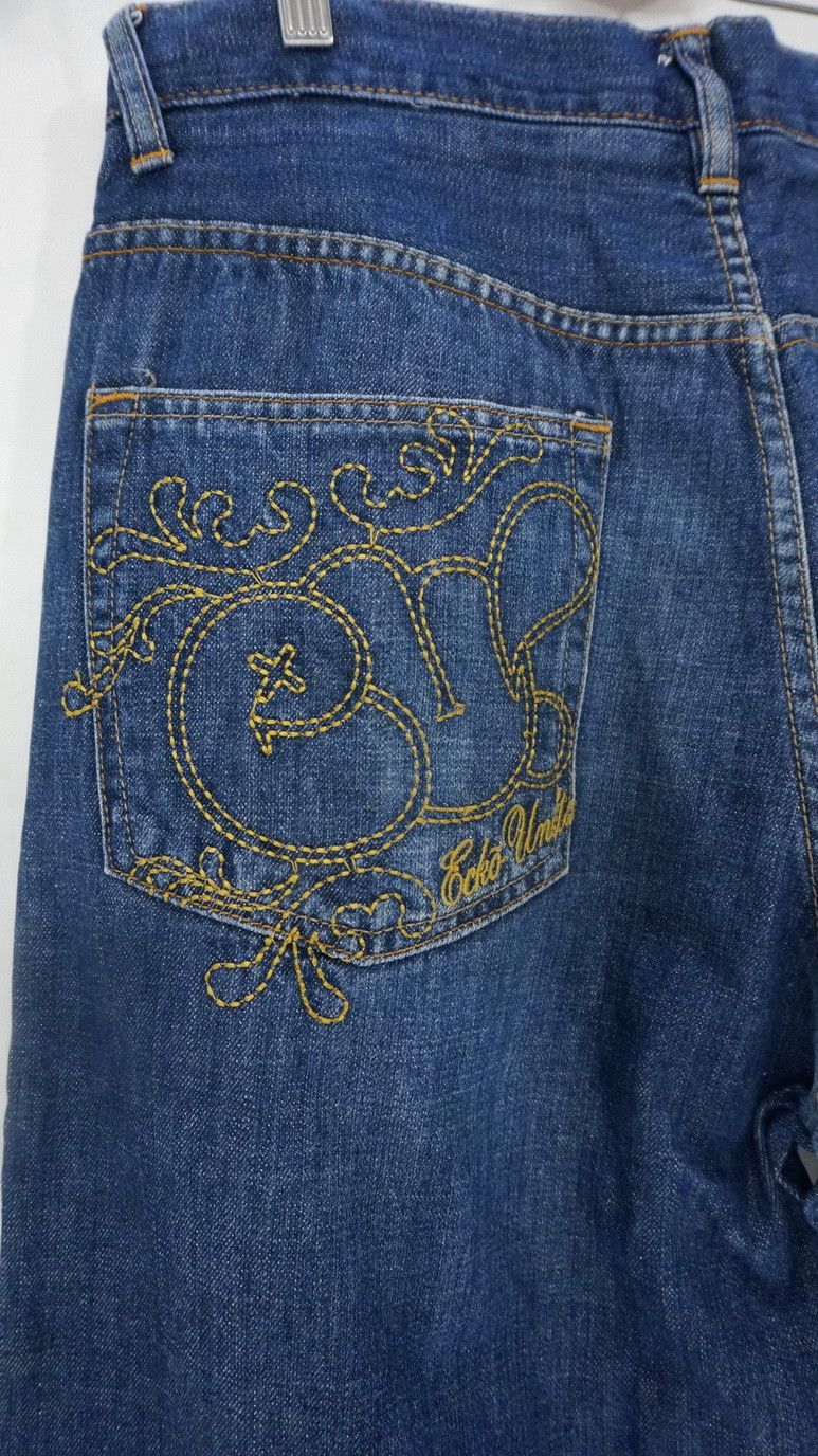 ECKO Unlimited Classic Embroidered Vintage Baggy Jeans - 7