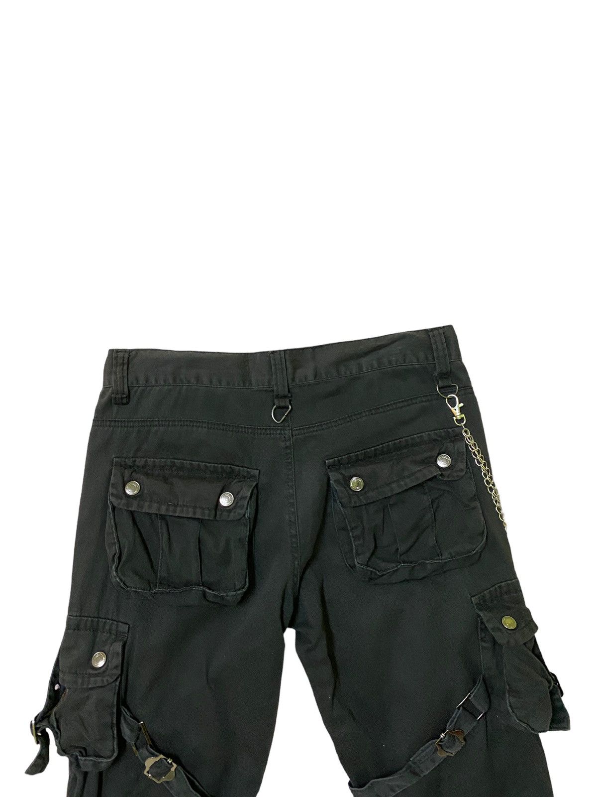 Japanese Brand LowBox Bondage Multipocket Punk Cargo Pants - 11