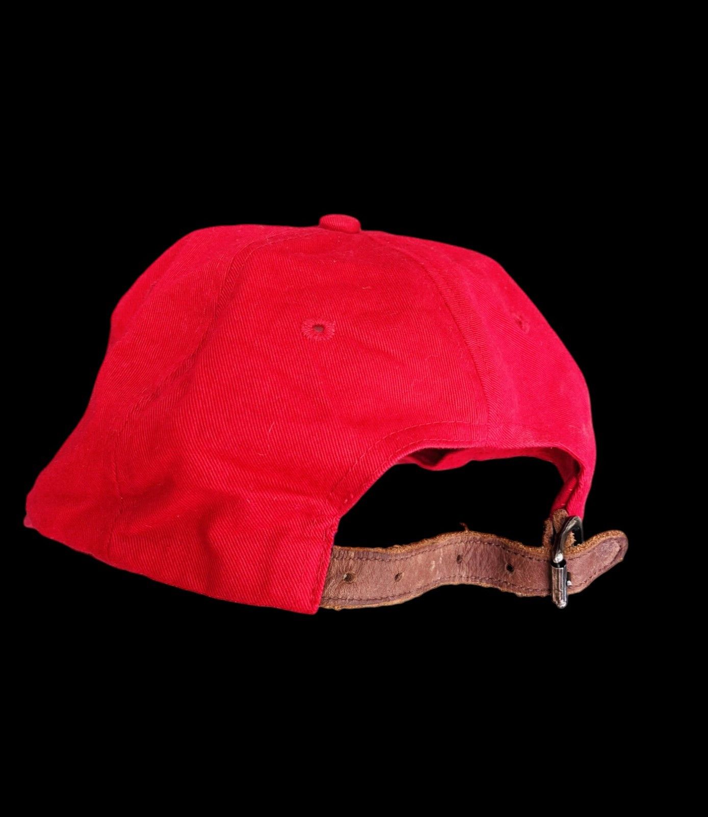 Polo Ralph Lauren Vintage Teddy Bear Red Baseball Cap Hat - 5