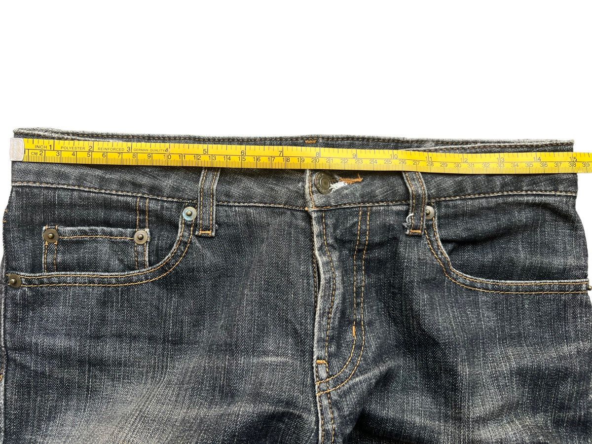 Uniqlo Black Low Rise Bootcut Flare Denim Jeans 30x29 - 10