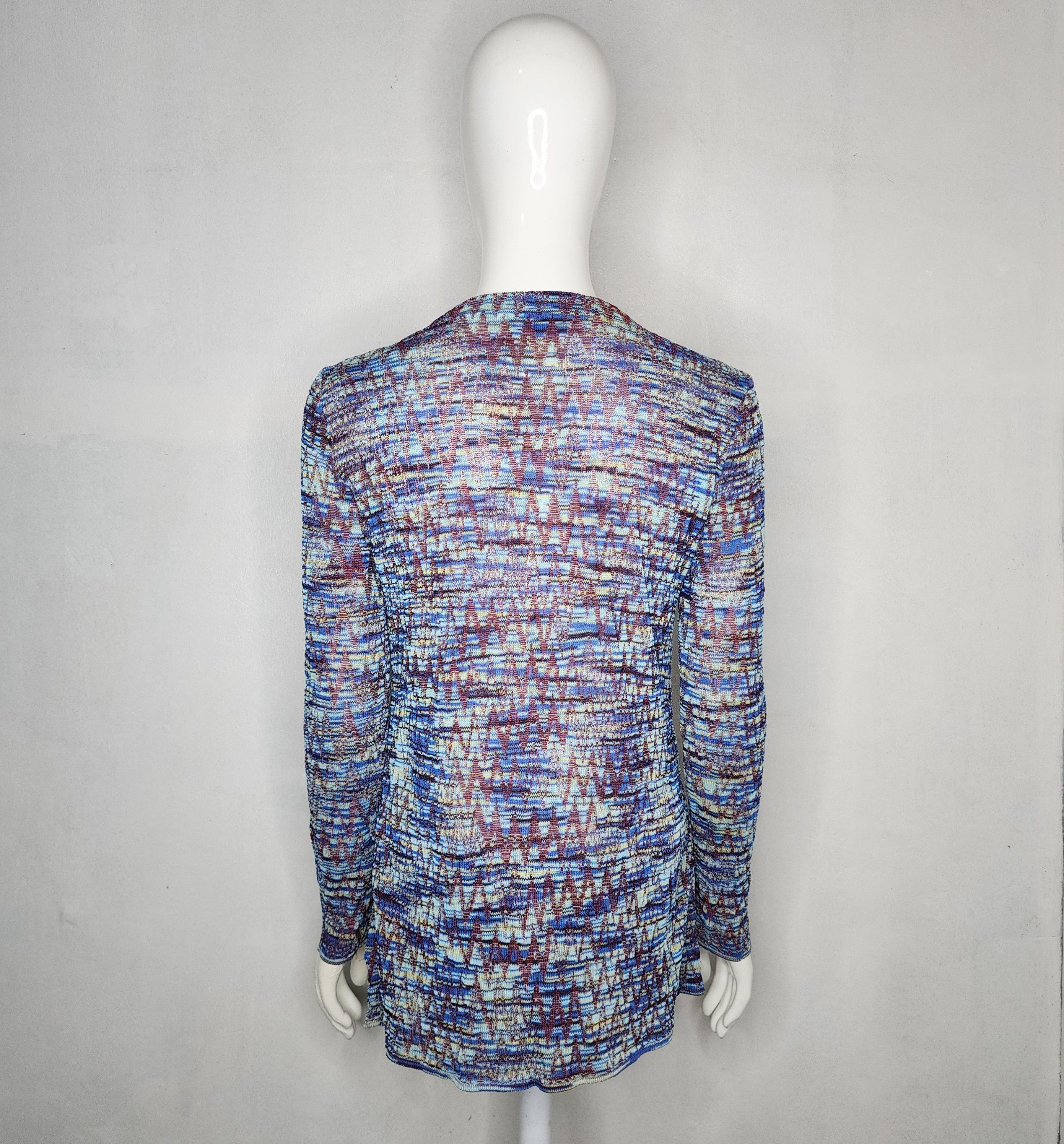 Missoni - Zigzag Knit Multicolor Cardigan - 9