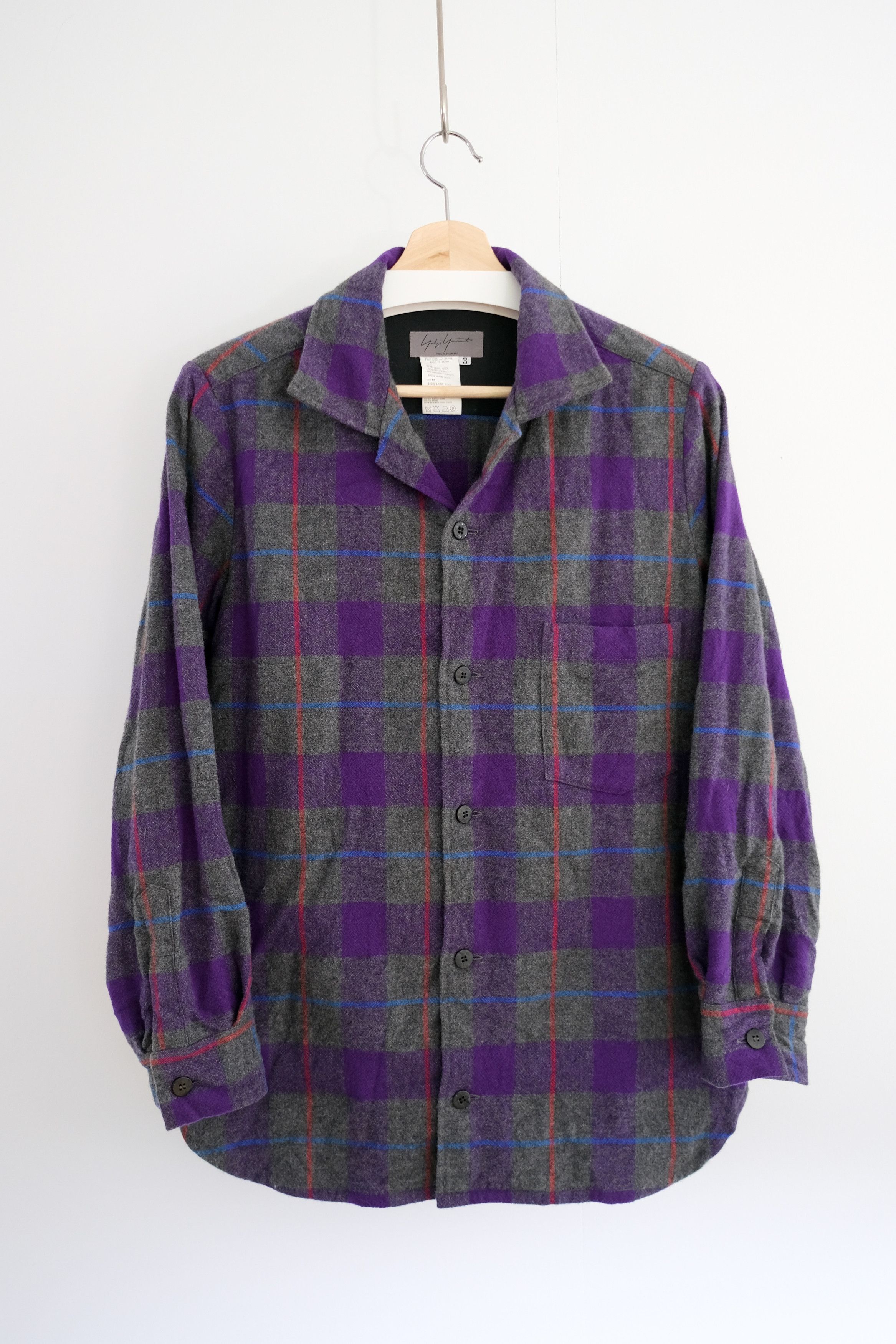 🎐 YYPH AW02 Flannel Plaid Shirt - 1