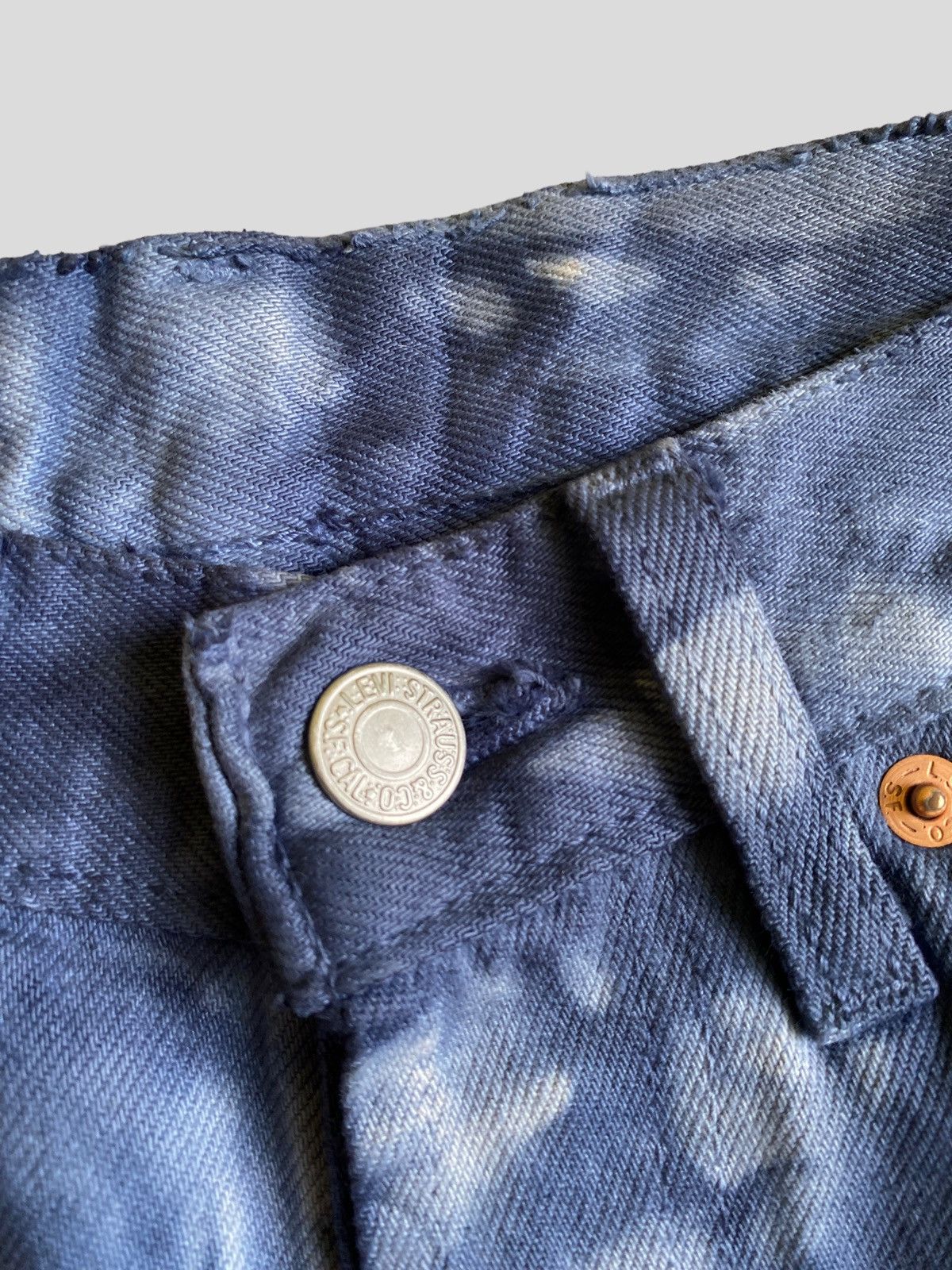 Vintage 90s Levi's 501 Tie Dye Denim - 8