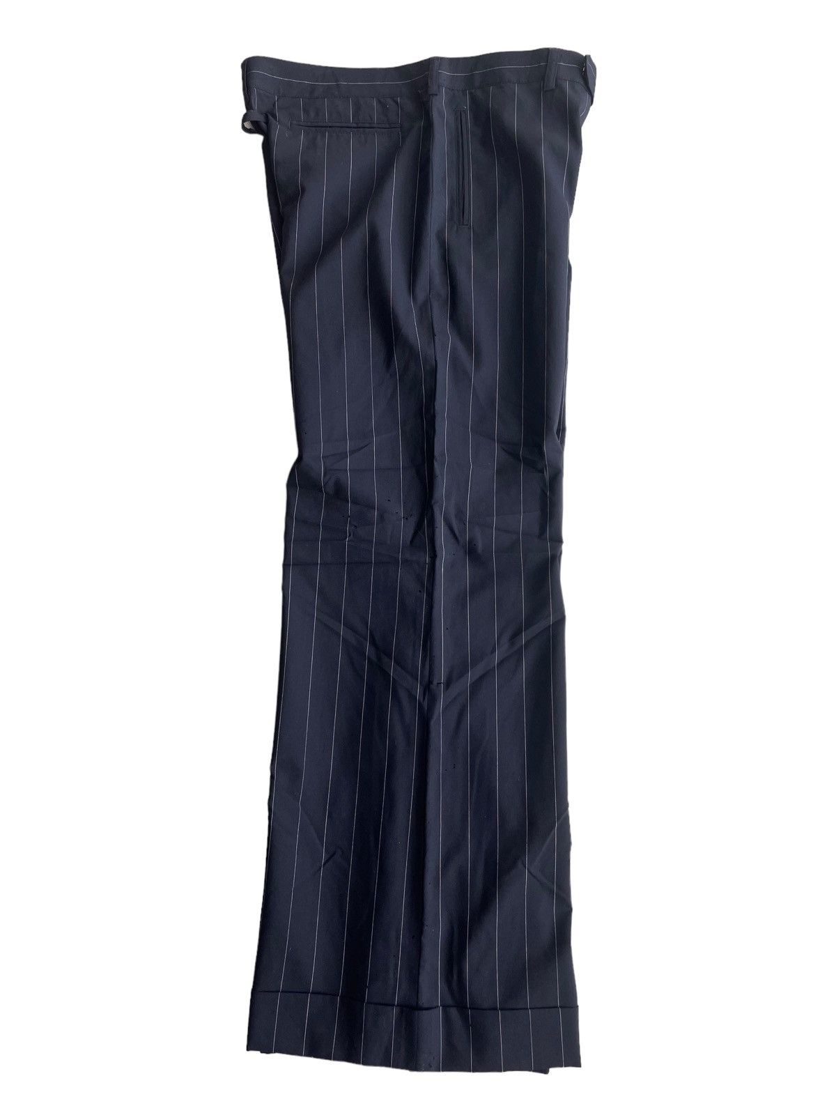 OG 90s Jean Paul Gaultier Striped Wide Leg Pants - 11