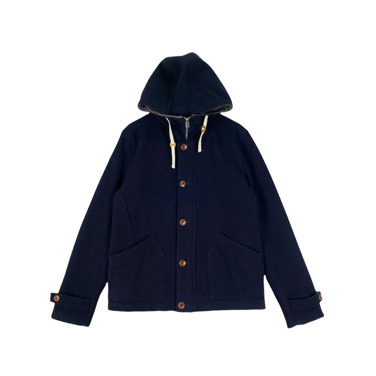 Beams Hoodie Buttoned Jacket - 1