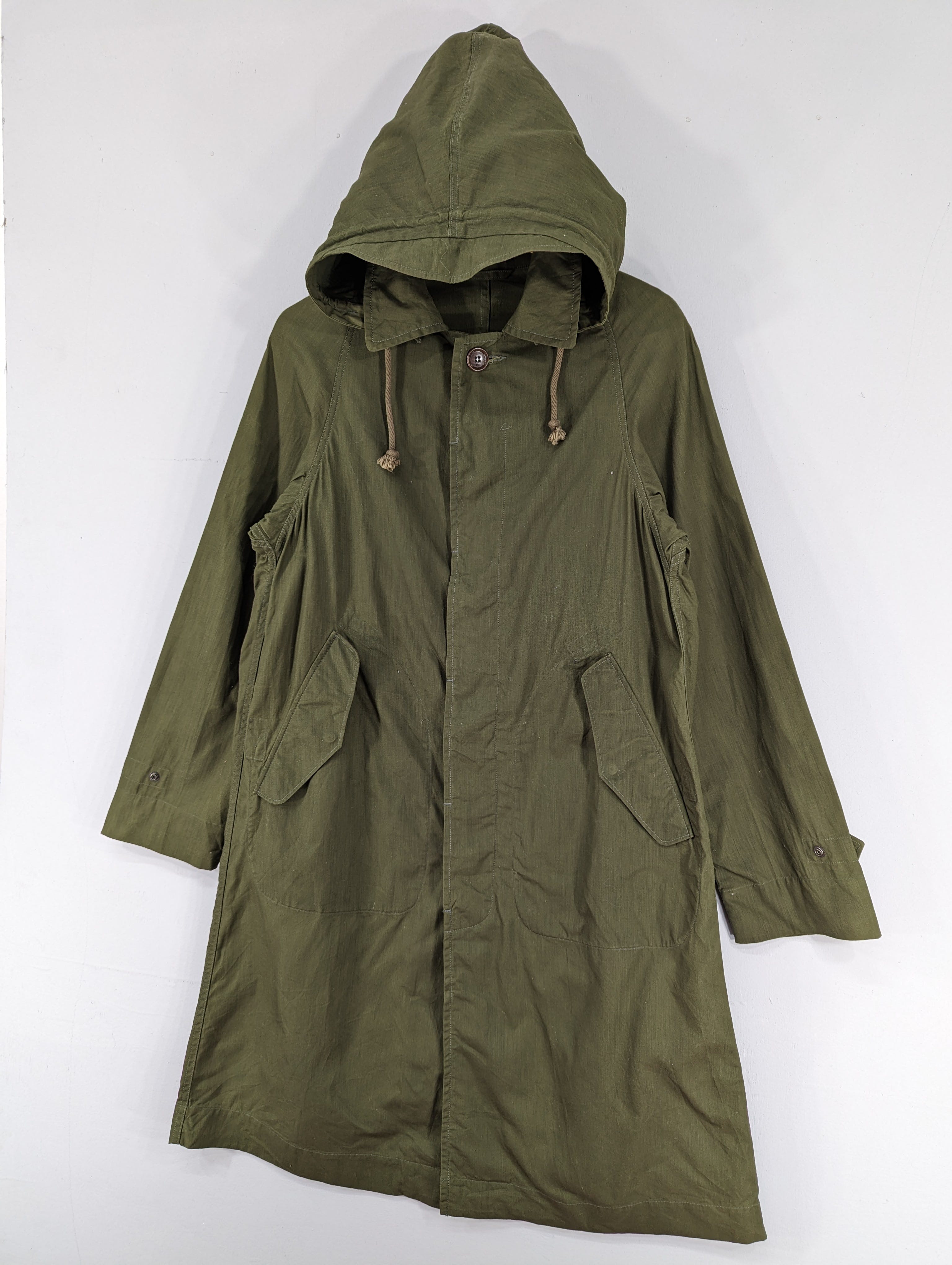 🔥RARE🔥45rpm Green Army Parka Hooded Jacket - 3