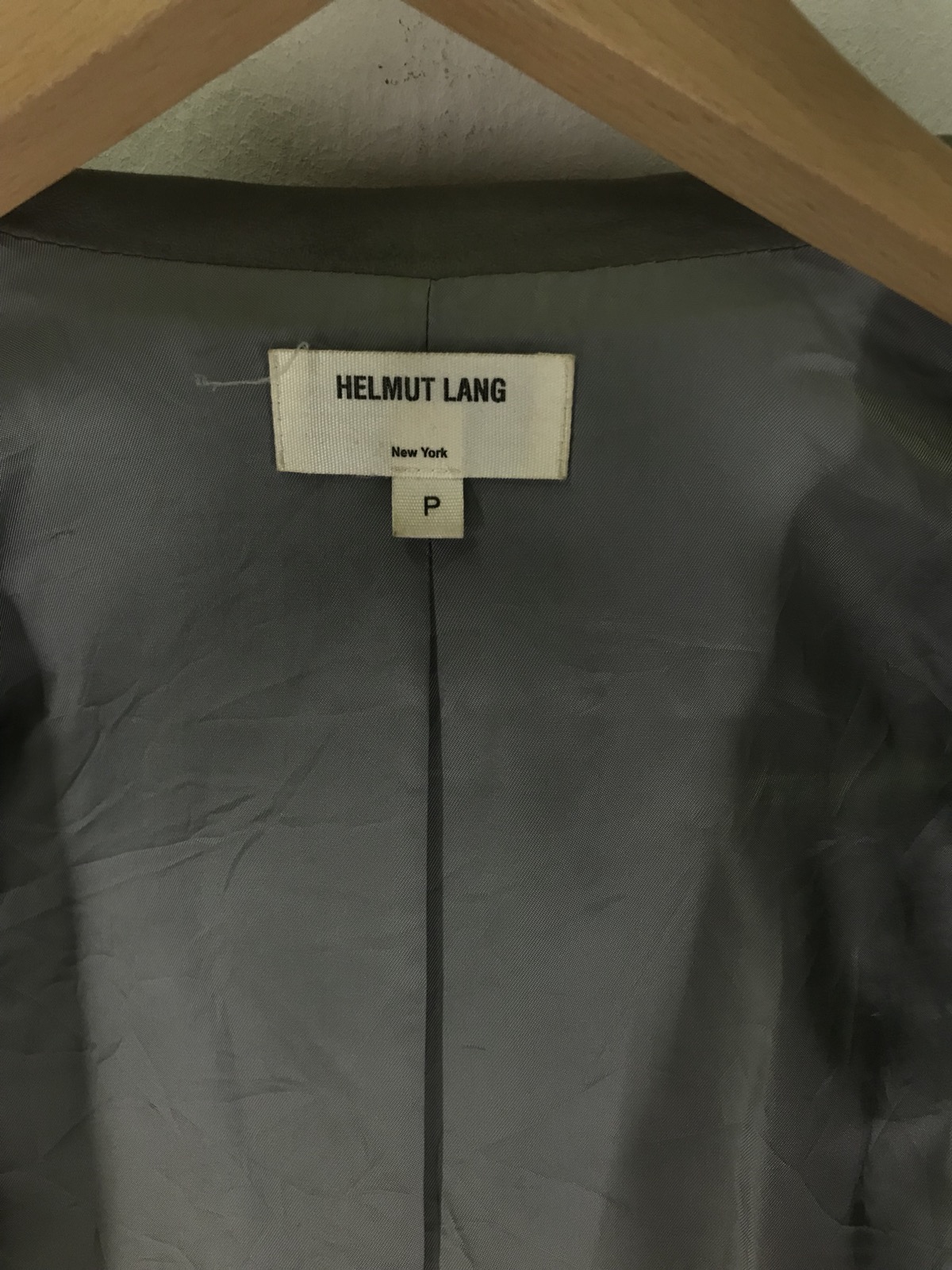 2000s Helmut Lang Biker Paper Leather Jacket - 10