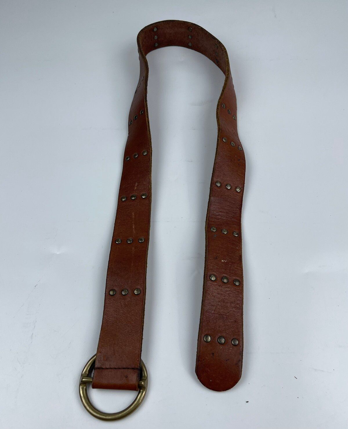 Genuine Leather - studded leather belt tc22 - 2