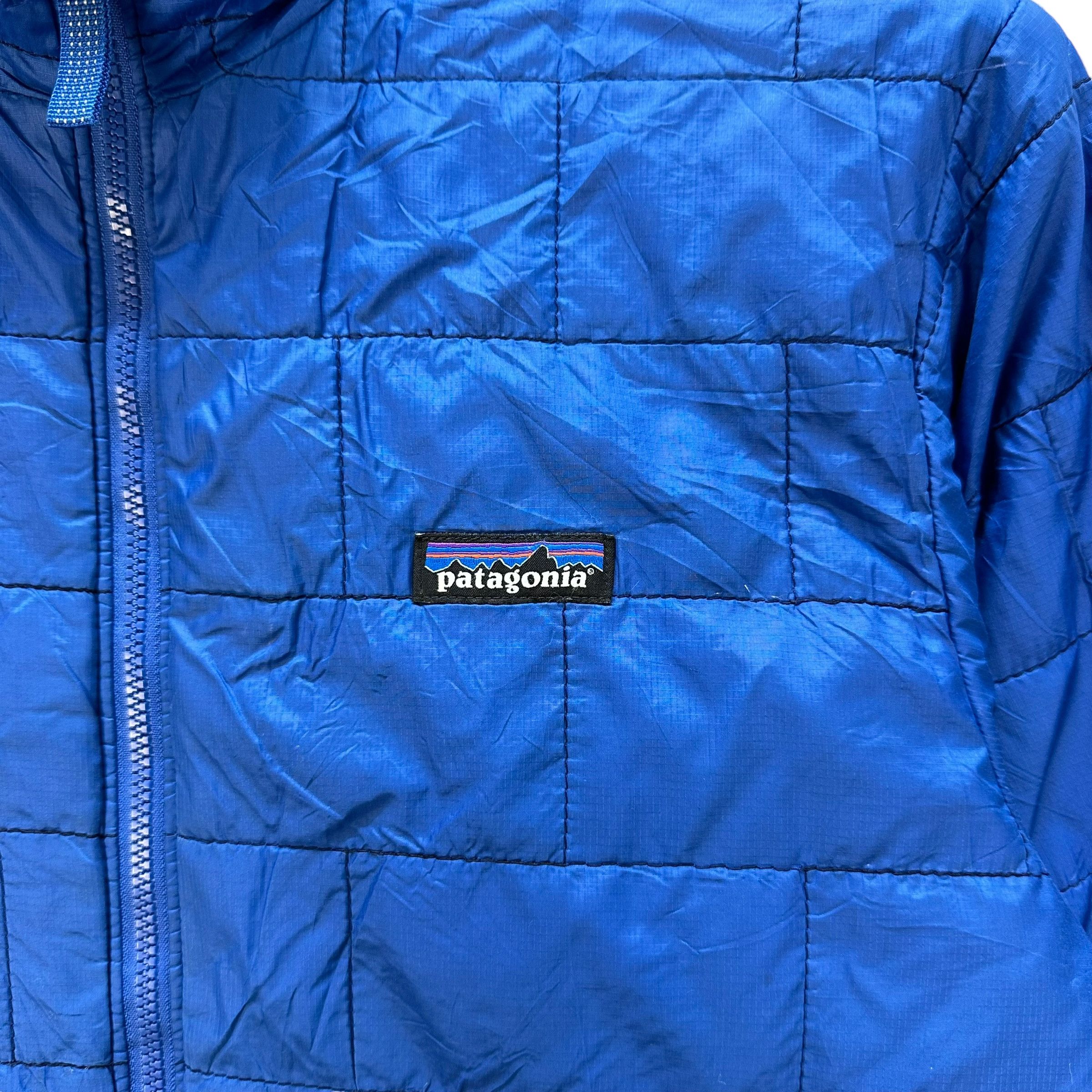 PATAGONIA LIGHT PUFFER JACKET IN BLUE FOR KIDS #9020-48 - 3