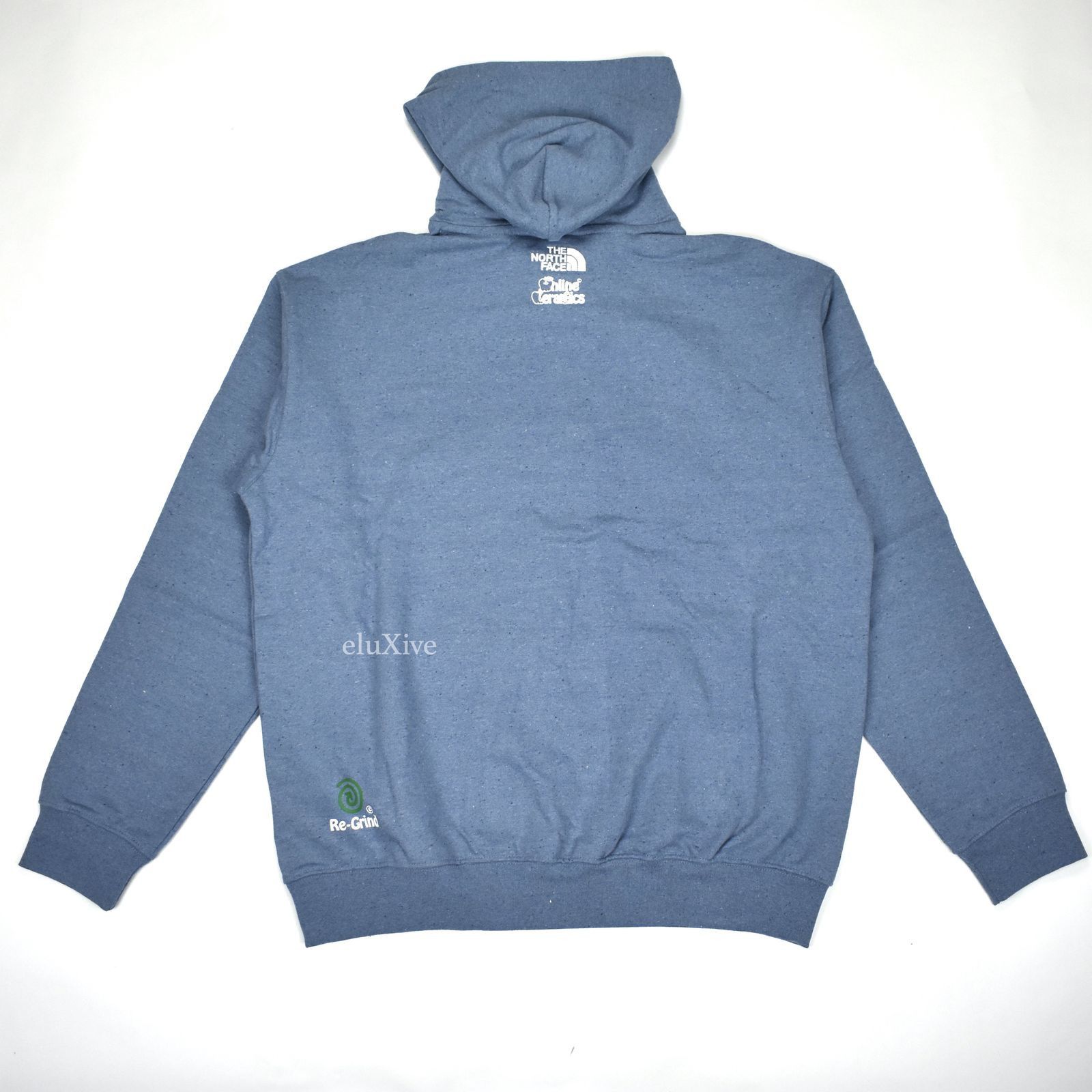 Online Ceramics The North Face Blue Snail Logo Hoodie - 2